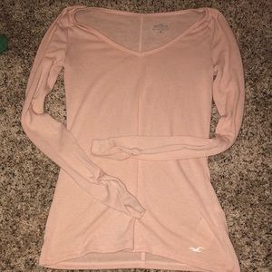 Long sleeve pink shirt